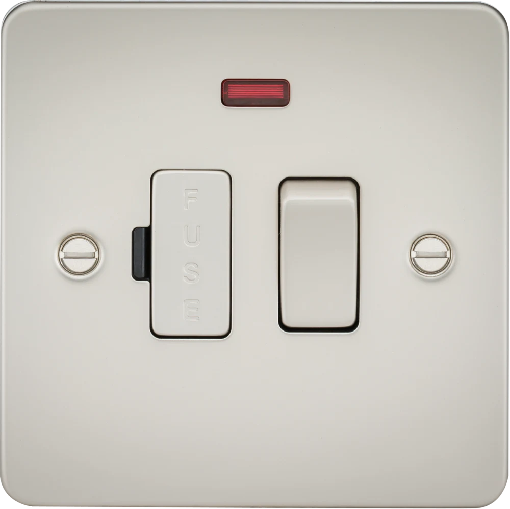 Knightsbridge | FP6300NPL | 13A Switched Fused Spur Unit with Neon | Pearl 1 Knightsbridge FP6300NPL Fused Spur