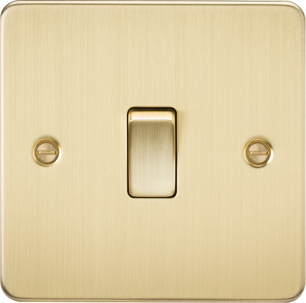 Knightsbridge | FP8341BB | 20A 1G DP Switch | Brushed Brass 1 Knightsbridge FP8341BB 20A DP Switch