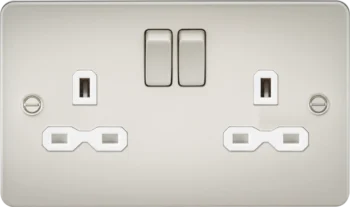 Knightsbridge FPR9000PLW Switched Socket