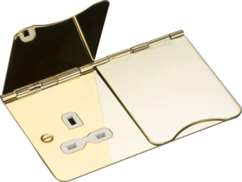 Knightsbridge FPR9UPBW Floor Socket