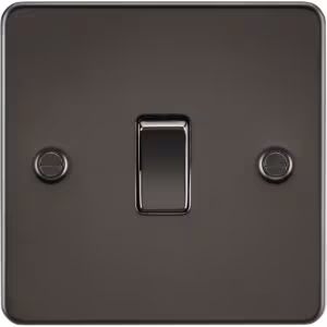 Knightsbridge Flat Plate Gunmetal