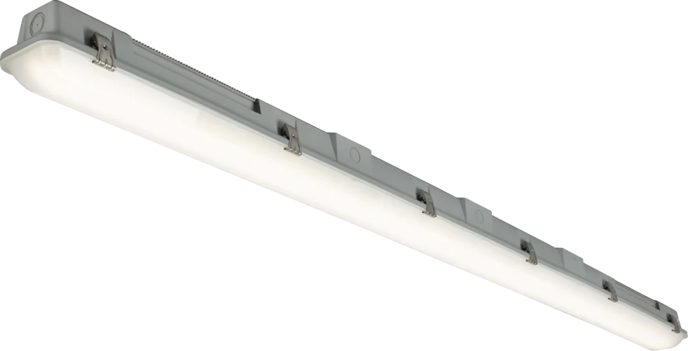 Knightsbridge | HEXMCF5 | HELIX MAX LED Non-Corrosive Fitting with Corridor Sensor | 5ft | IP66 | IK10 | Quad Wattage Tri-CCT 1 Knightsbridge HEXMCF5 LED Non-Corrosive Fitting