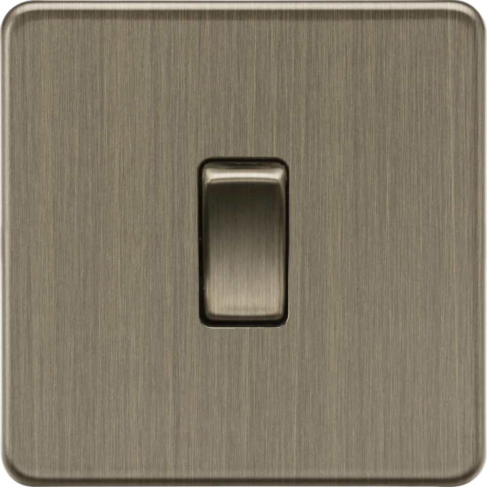 Knightsbridge | SF1000DPAB | 10AX 1G DP Switch | Antique Brass 1 Knightsbridge SF1000DPAB DP Switch
