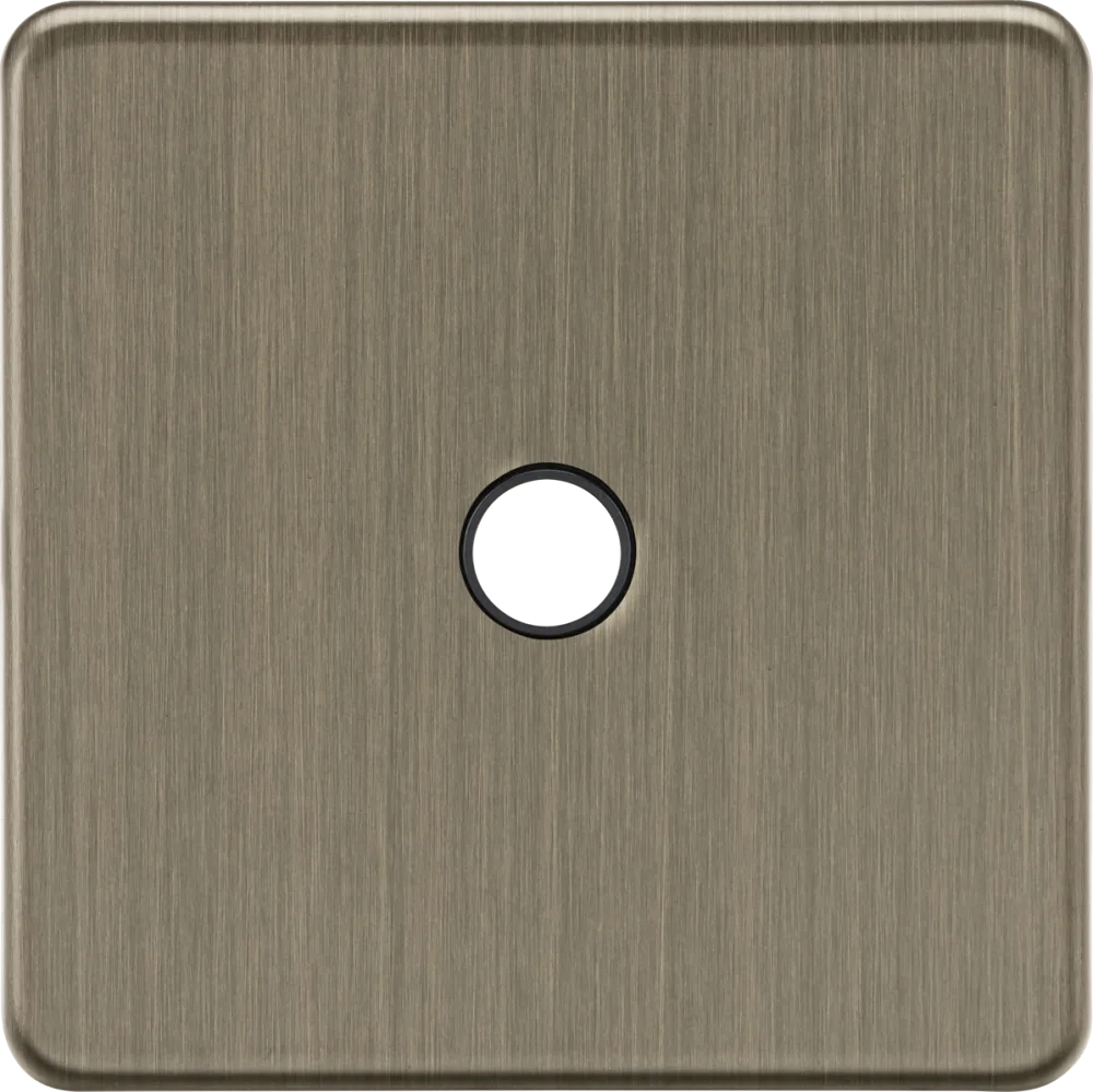 Knightsbridge | SF8342AB | 20A Flex Outlet Plate | Antique Brass 1 Knightsbridge SF8342AB Flex Outlet Plate