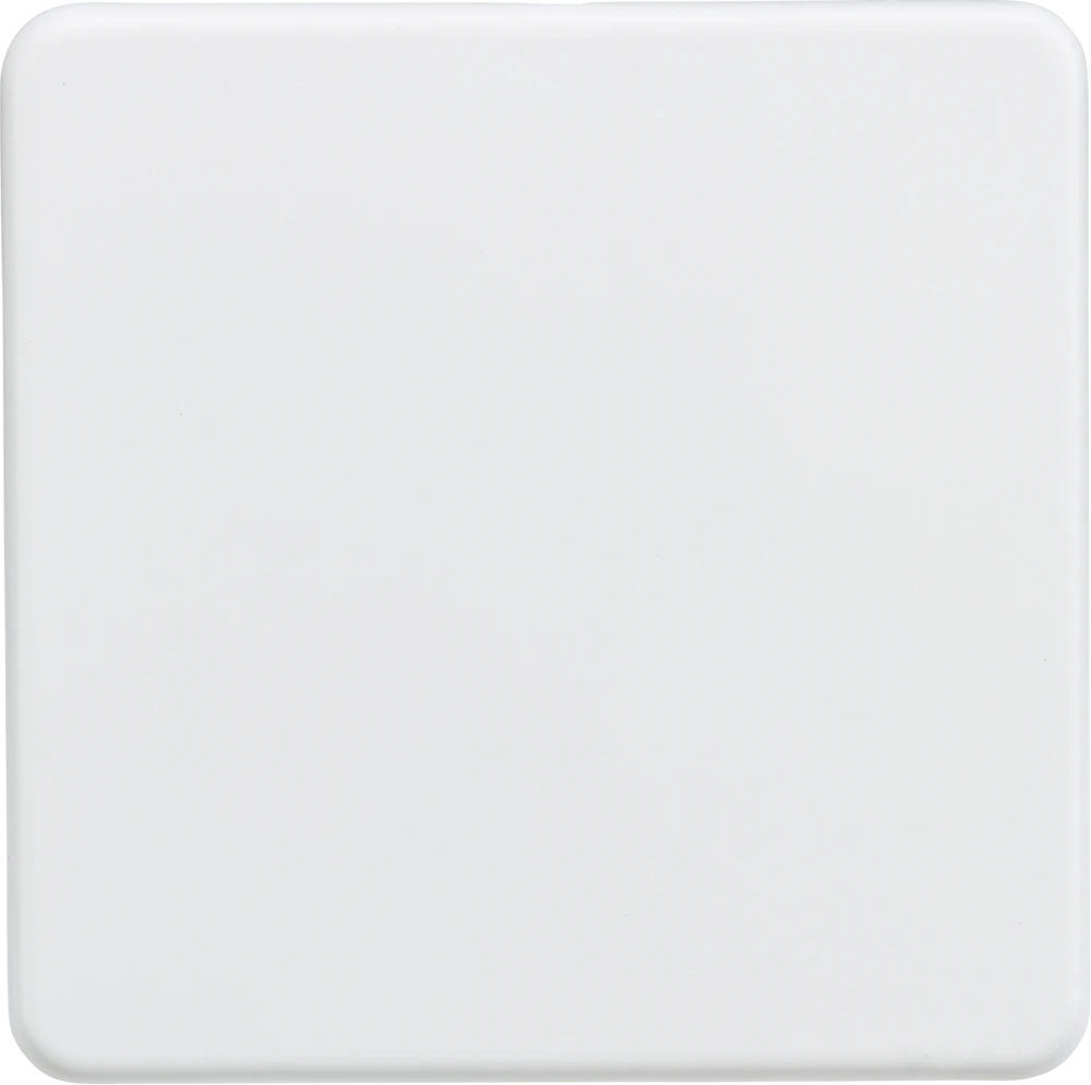 Knightsbridge | SF8350MW | 1G Blanking Plate | Matt White 1 Knightsbridge SF8350MW Blanking Plate
