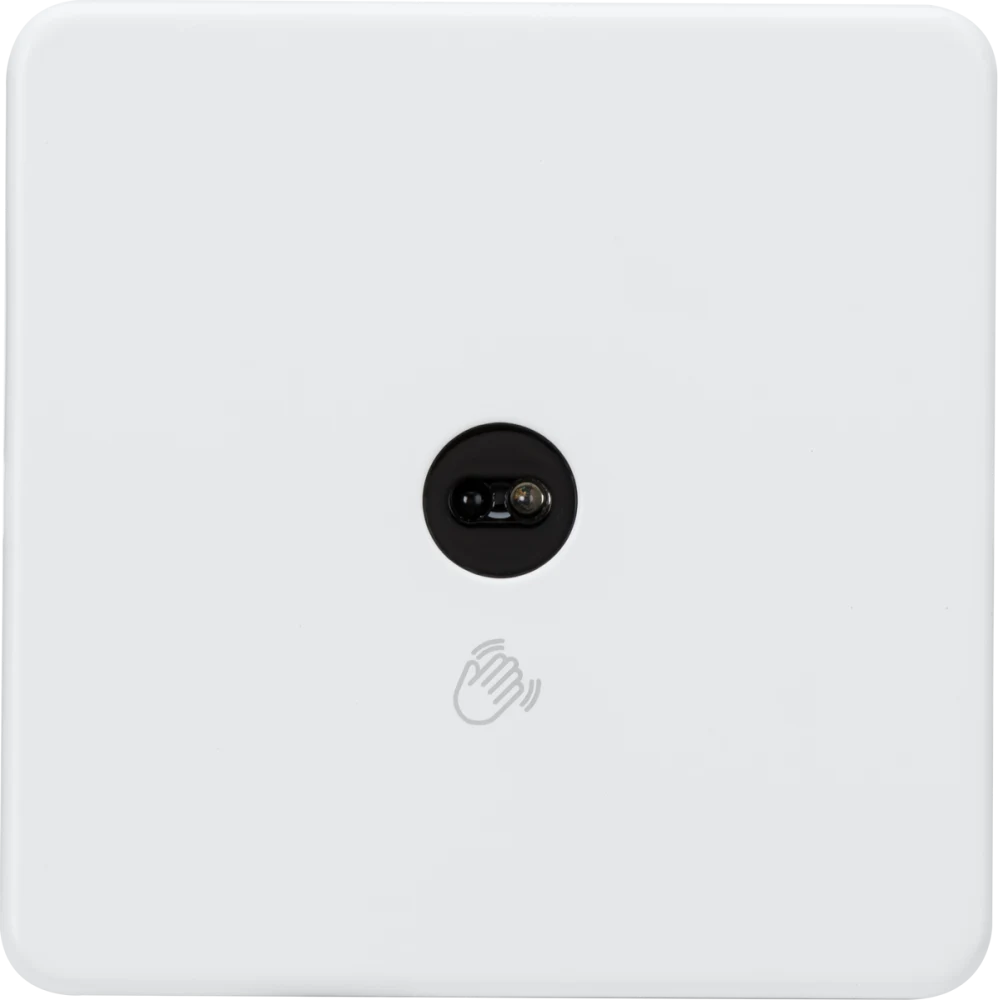 Knightsbridge | SFTS1MW | 230V 1G 1 - way Touchless Switch | Matt White 1 Knightsbridge SFTS1MW Touchless Switch