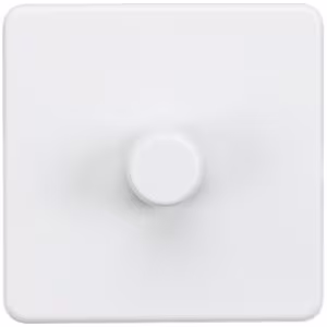Knightsbridge Screwless Matt White