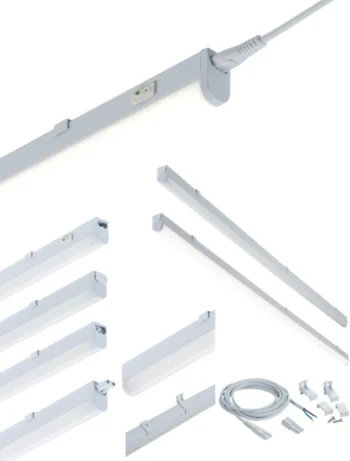 Knightsbridge | UCLED9WW | 230V 9W LED Linkable Striplight | 3000K | 538mm