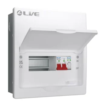 Live Electrical FMC08S-SP SRN Flush Consumer Unit