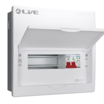 Live Electrical FMC10S-SP SRN Flush Consumer Unit
