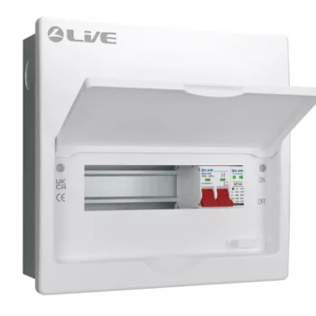 Live Electrical FMC10S-SP SRN Flush Consumer Unit