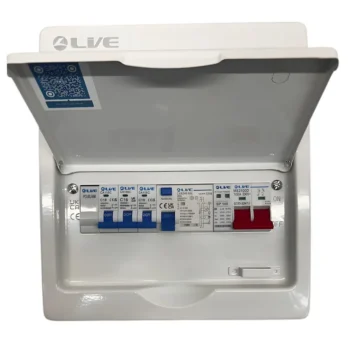 Live Electrical Heat Pump Consumer Unit | 40A Type B HP RCD | 3 x C16 MCB | SPD
