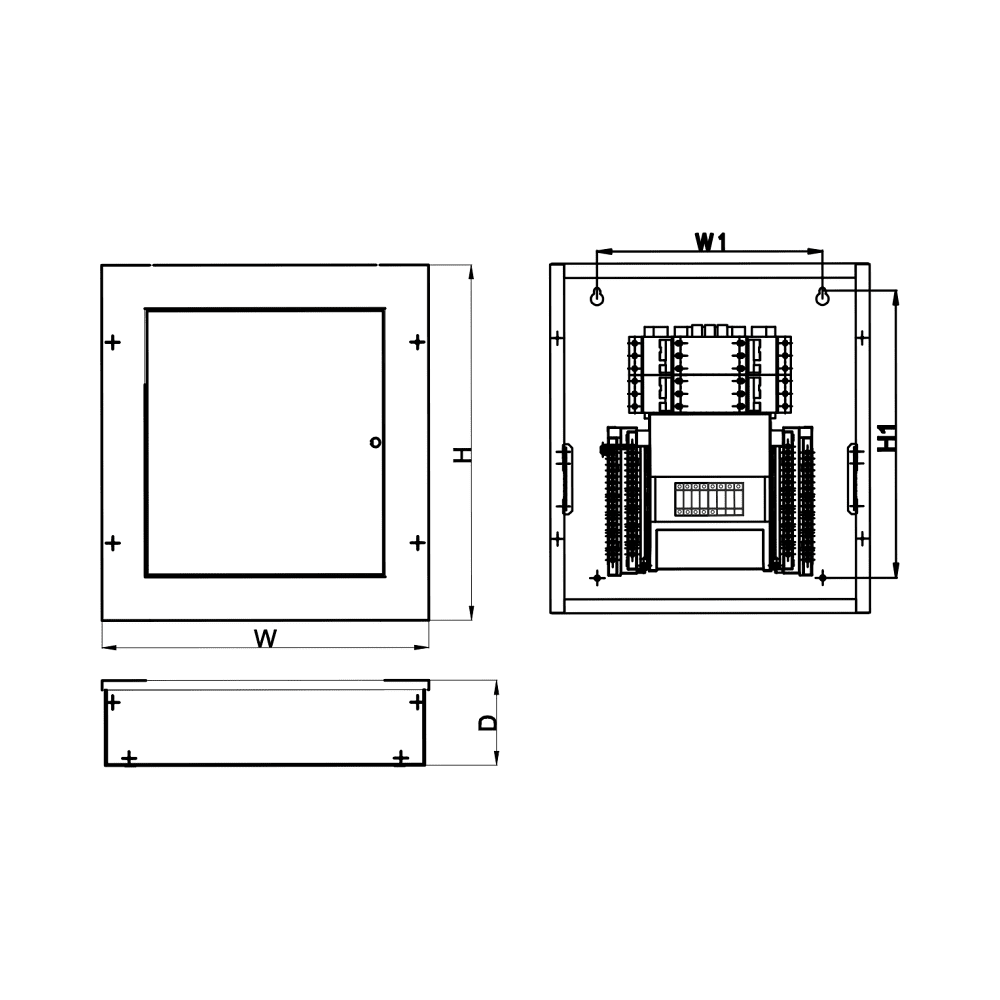 Live Electrical | TPN06-125 | 125A TP&N Distribution Board | 4P Main Switch | 6 Way 3 Live Electrical TPN06-125 Live Electrical TPN06-125 125A 6 Way TPN Distribution Board 3