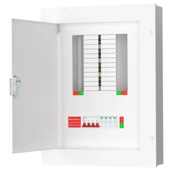 Live Electrical 125A 8 Way TPN Distribution Board SPD