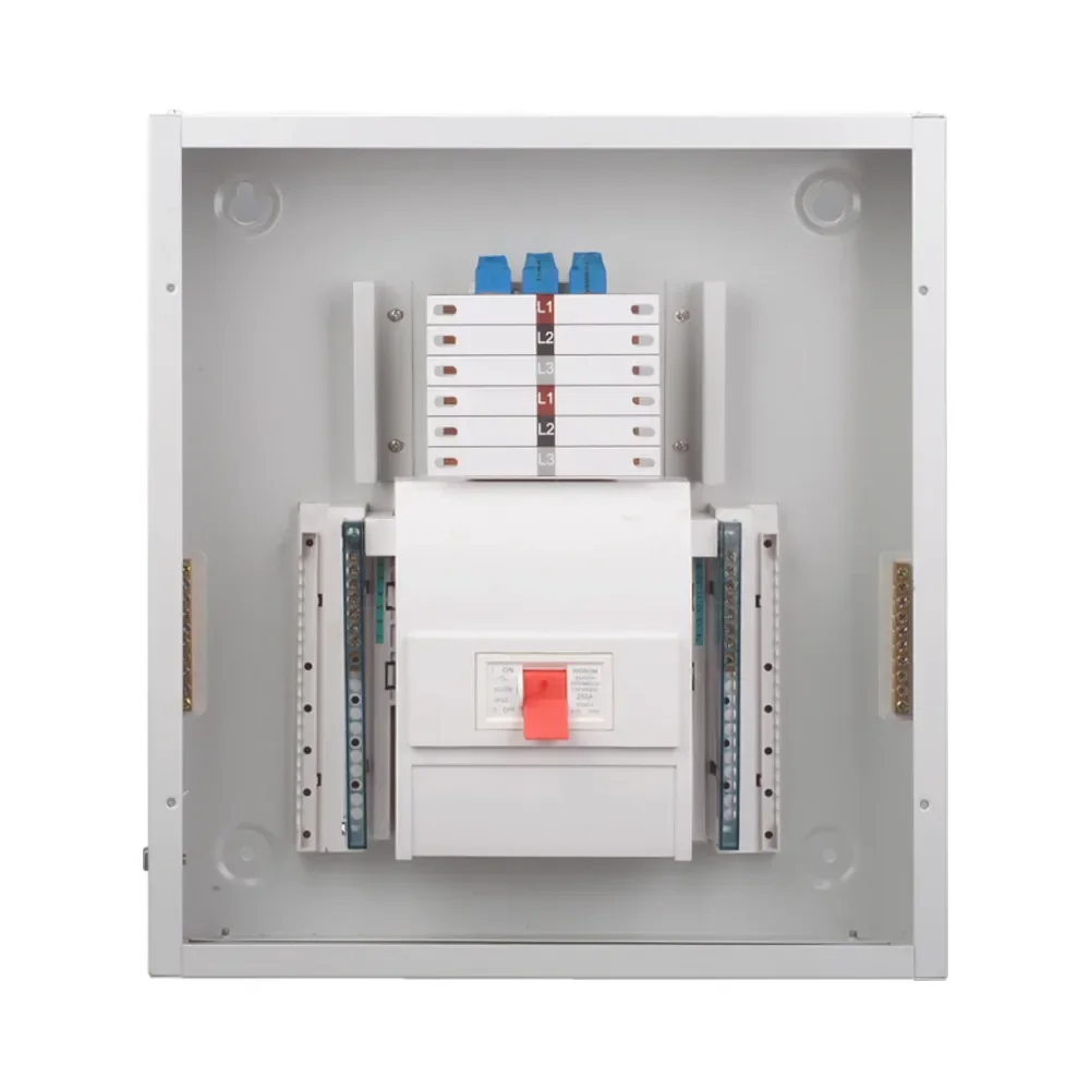 Live Electrical | TPN12-250 | 250A TP&N Distribution Board | 3P Main Switch | 12 Way 2 Live Electrical TPN12-250 250A Live Electrical 12 Way TPN Distribution Board 2