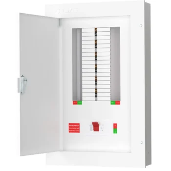 250A Live Electrical 12 Way TPN Distribution Board