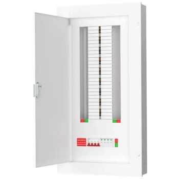 Live Electrical 18 Way TPN Distribution Board with SPD