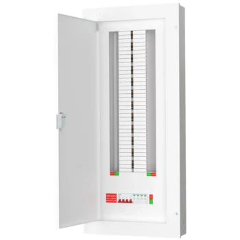 Live Electrical 24 Way TPN Distribution Board with SPD