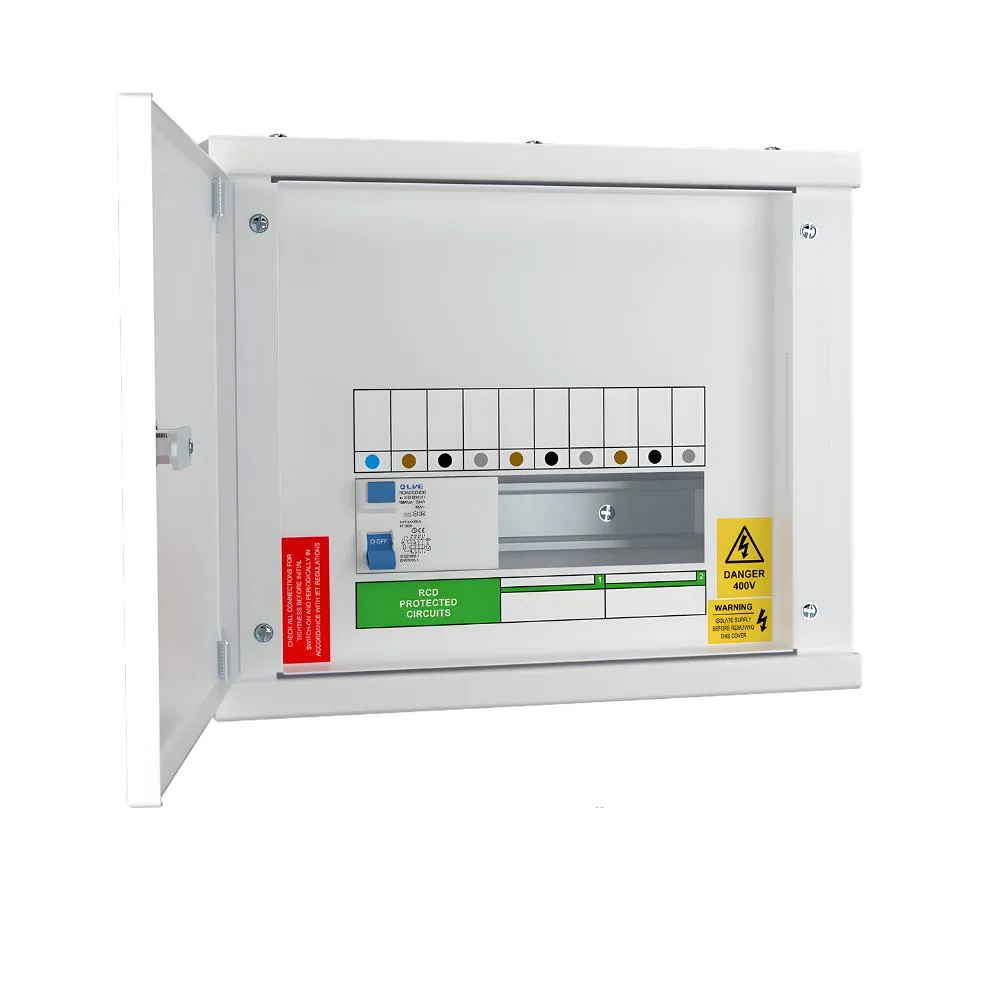 Live Electrical | TPNH02R | 2 Way Horizontal TP&N Distribution Board | 100A 4 Pole 30mA RCD Incomer 3 Live Electrical | TPNH02R | 2 Way Horizontal TP&N Distribution Board | 100A 4 Pole 30mA RCD Incomer
