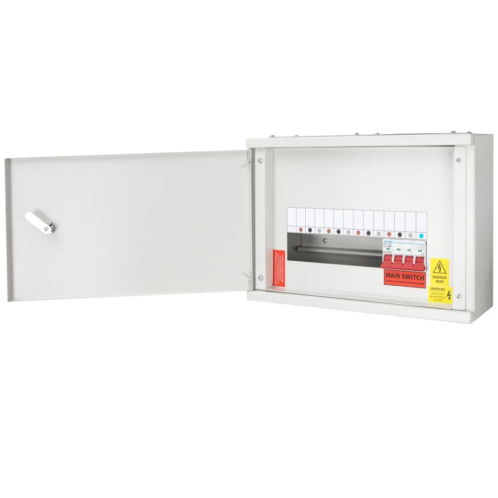 Live Electrical TPNH03-100 | 3 Way Horizontal TP&N Distribution Board | 100A 4 Pole Main Switch 1 Live Electrical TPNH03-100 Horizontal Distribution Board