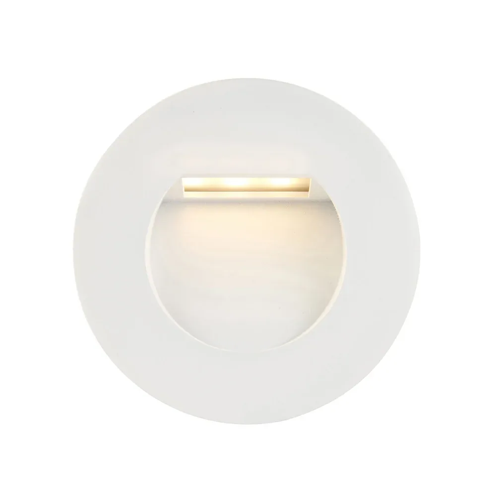 Saxby 103853 White Round Bezel for Albus CCT Wall Light 3 Saxby 103853 White Round Bezel for Albus CCT Wall Light 3