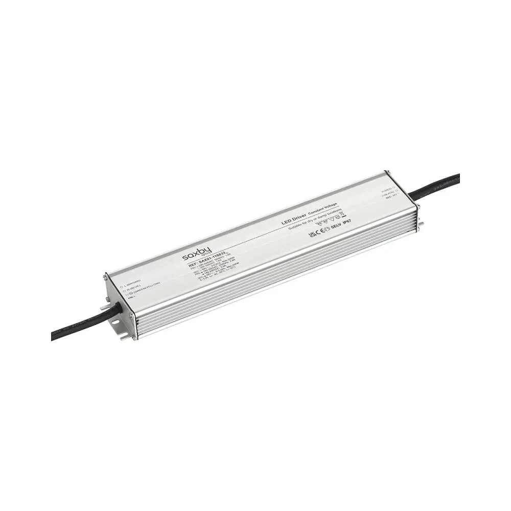 Saxby 118833 Constant Voltage LED Driver IP67 48V 320W 1 Saxby 48V 320W Constant Voltage LED Driver IP67
