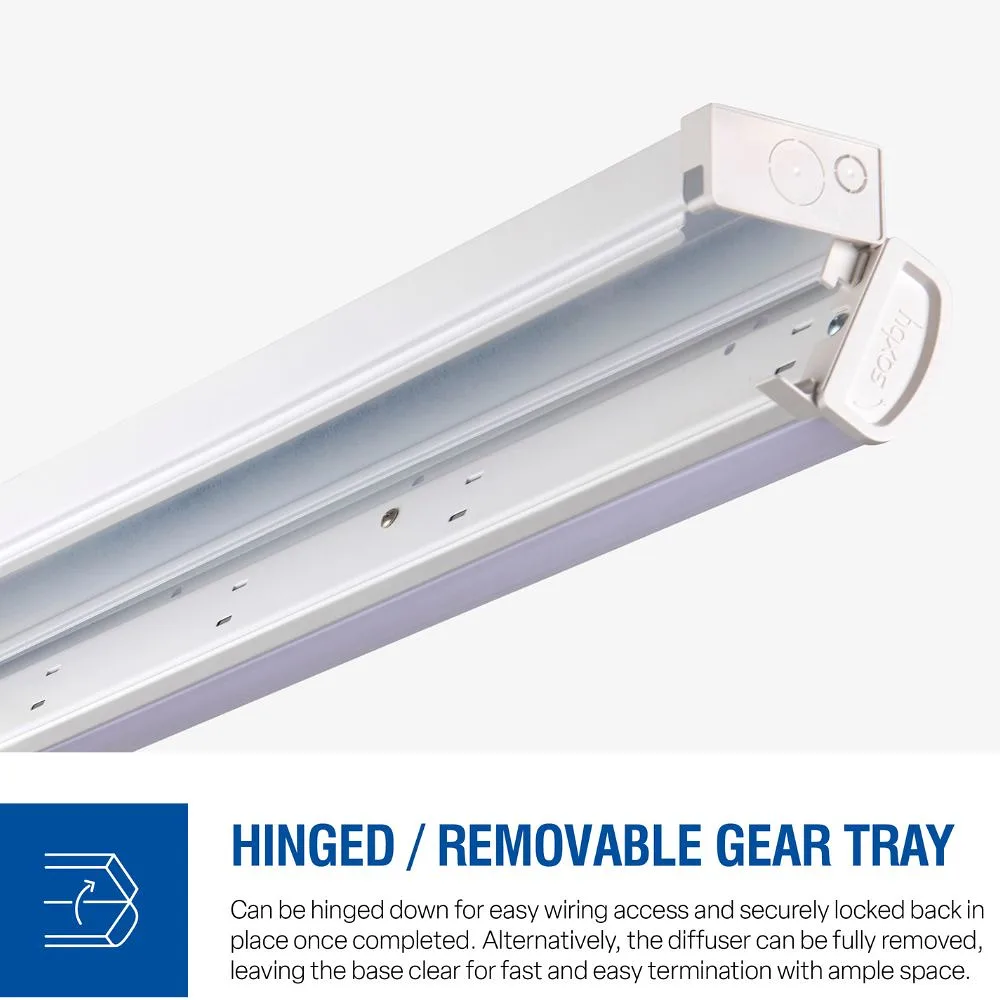 Saxby | 122337 | LinX20 | IP20 | X-Series | LED Batten | 5ft CCT | 27W / 36W / 46W / 54W 6 Saxby LinX20 IP20 CCT Battens