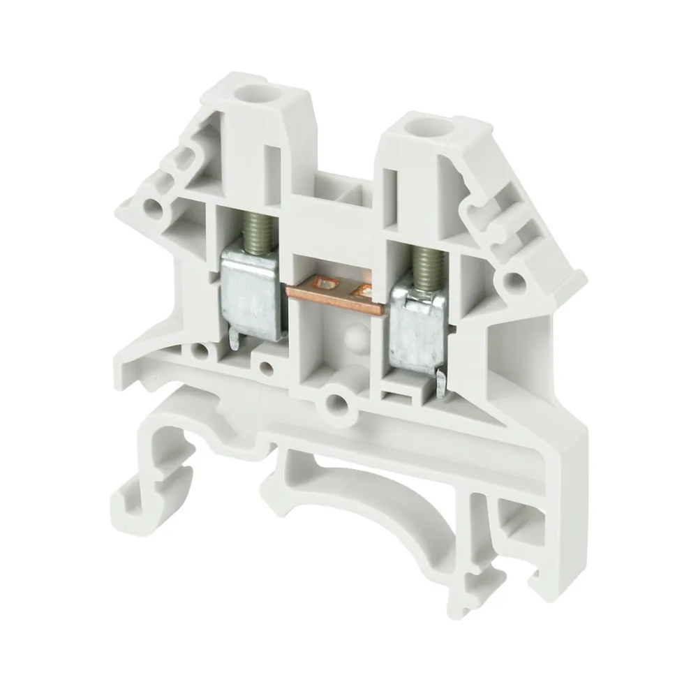 Switchtec | DK2.5N-WE | White 2.5mm Din Rail Terminal 1 Switchtec DK2.5N-WE Din Rail Terminal White 2.5mm