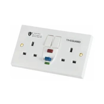 Timeguard RCD05WAVN RCD 2 Gang Socket