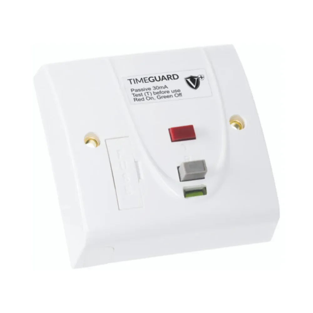 Timeguard | RCD10WPVN | Valiance+ | RCD Protected Passive Single Gang Fused Connection Unit - White 3 Timeguard RCD Protected Passive Fused Connection Unit 3