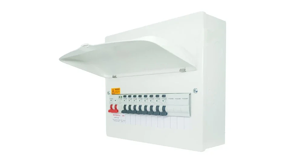 Timeguard | TX1014 | 11 Way Populated Consumer Unit | 8 Type A RCBOs | Type 2 SPD 4 Timeguard | TX1014 | 11 Way Populated Consumer Unit | 8 Type A RCBOs | Type 2 SPD
