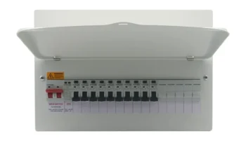 Timeguard | TX1018 | 15 Way Populated Consumer Unit | 10 Type A RCBOs | Type 2 SPD