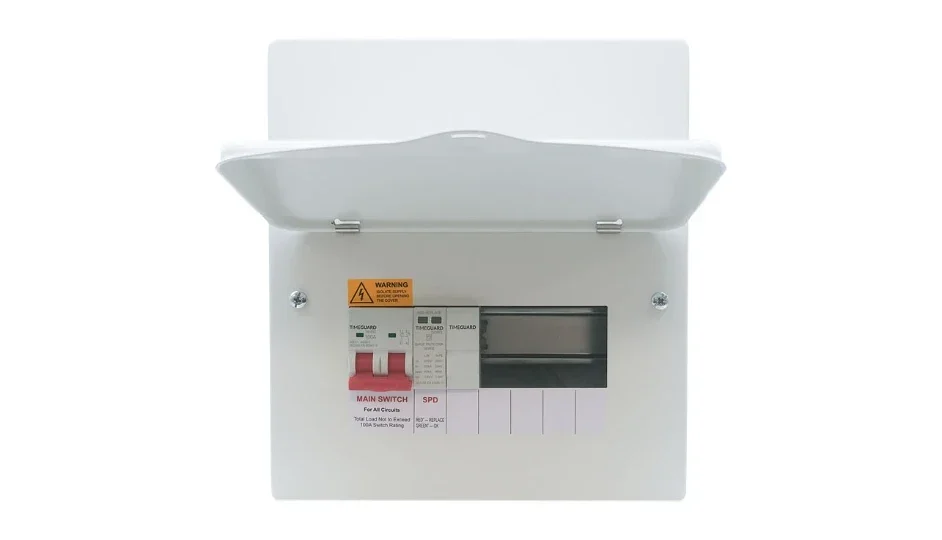 Timeguard | TX1108 | 5 Way Main Consumer Unit | Type 2 SPD 2 Timeguard | TX1108 | 5 Way Main Consumer Unit | Type 2 SPD