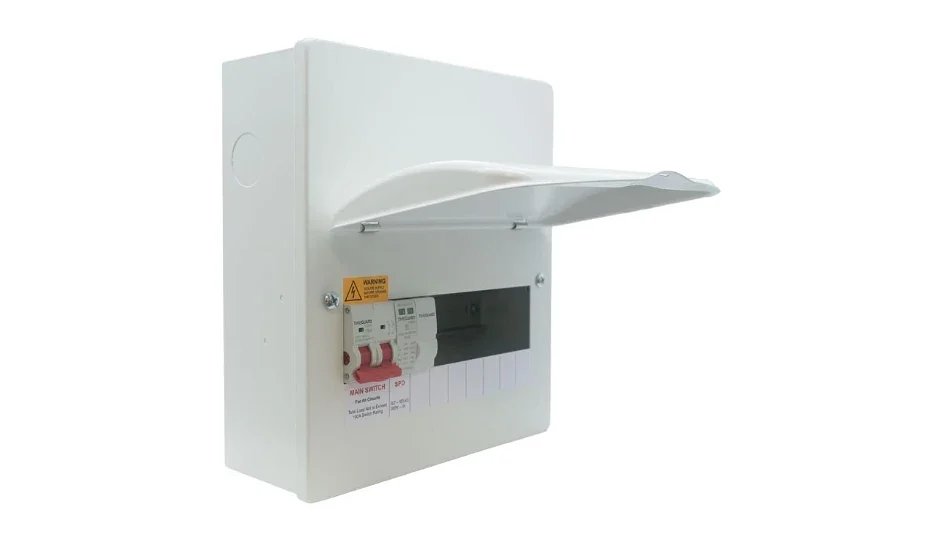 Timeguard | TX1110 | 7 Way Main Consumer Unit | Type 2 SPD 1 Timeguard TX1110 7 Way SPD Consumer Unit