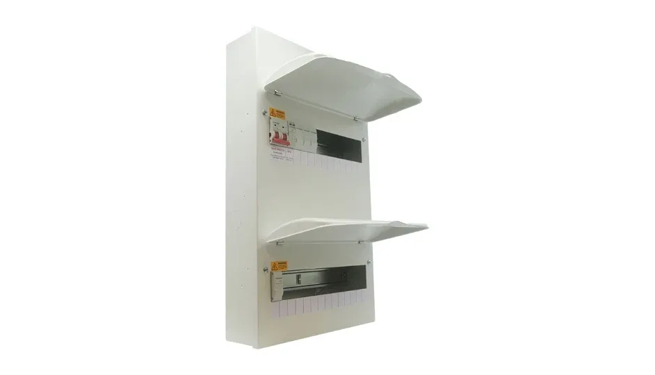 Timeguard | TX1228 | 24 Way Main Consumer Unit | Dual Bank | Type 2 SPD 1 Timeguard TX1228 24 Way SPD Consumer Unit