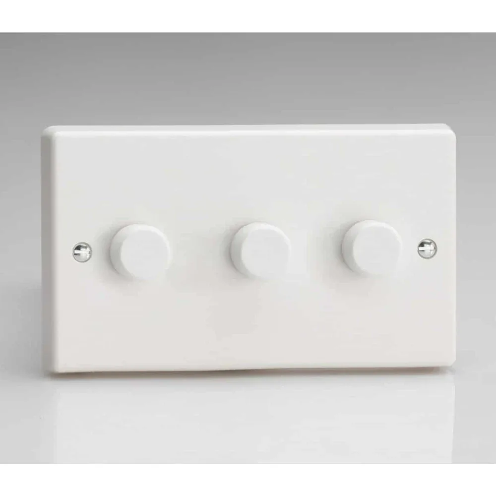 Varilight JQDP303W 3 Gang V-PRO LED Dimmer 0-120W 1 Varilight JQDP303W Varilight JQDP303W 3 Gang V-PRO LED Dimmer 0-120W