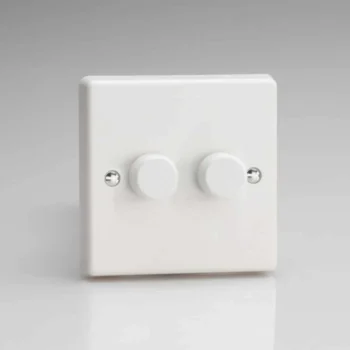 Varilight JQP252W 2 Gang V-PRO Dimmer 0-120W 1