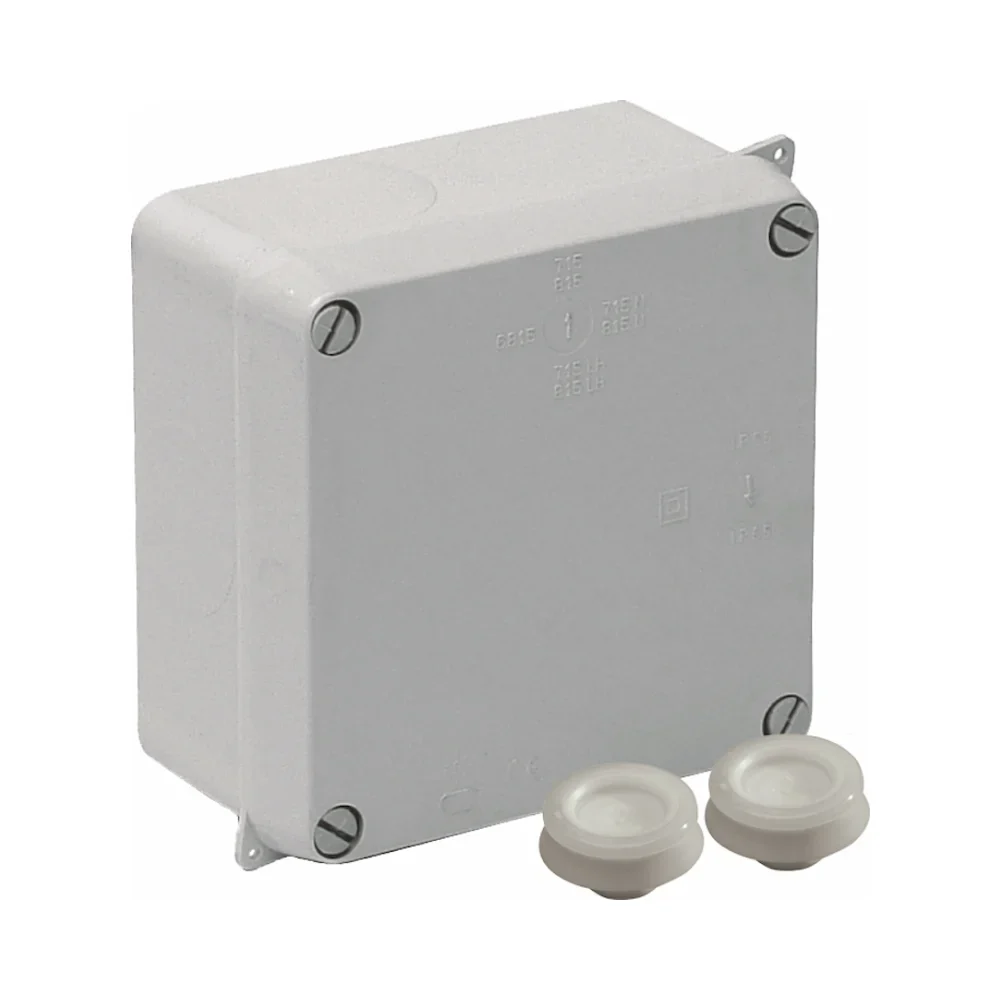 Wiska 815CLIXX WIB 1 With CLIXX M20 x2 IP65 Grey Junction Box 110 x 110 x 60mm 1 Wiska 815CLIXX WIB 1 With CLIXX M20 x2 IP65 Grey Junction Box 110 x 110 x 60mm