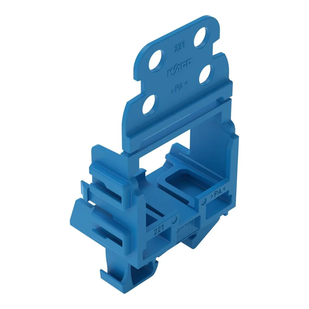 WAGO 221-539/000-006 Mounting Carrier with Strain Relief - Pack of 10 2 WAGO 221-539/000-006 Mounting Carrier with Strain Relief - Pack of 10 2