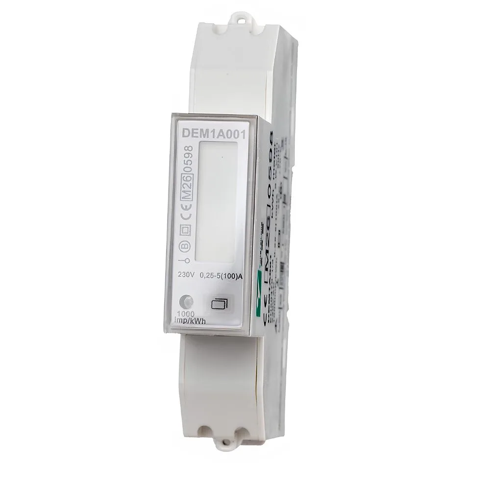 WCED | DEM1A001 | Bi-Directional Solar Generation Meter | Single Phase | 100A | MID Certified 1 WCED DEM1A001 Bi-Directional Solar Meter