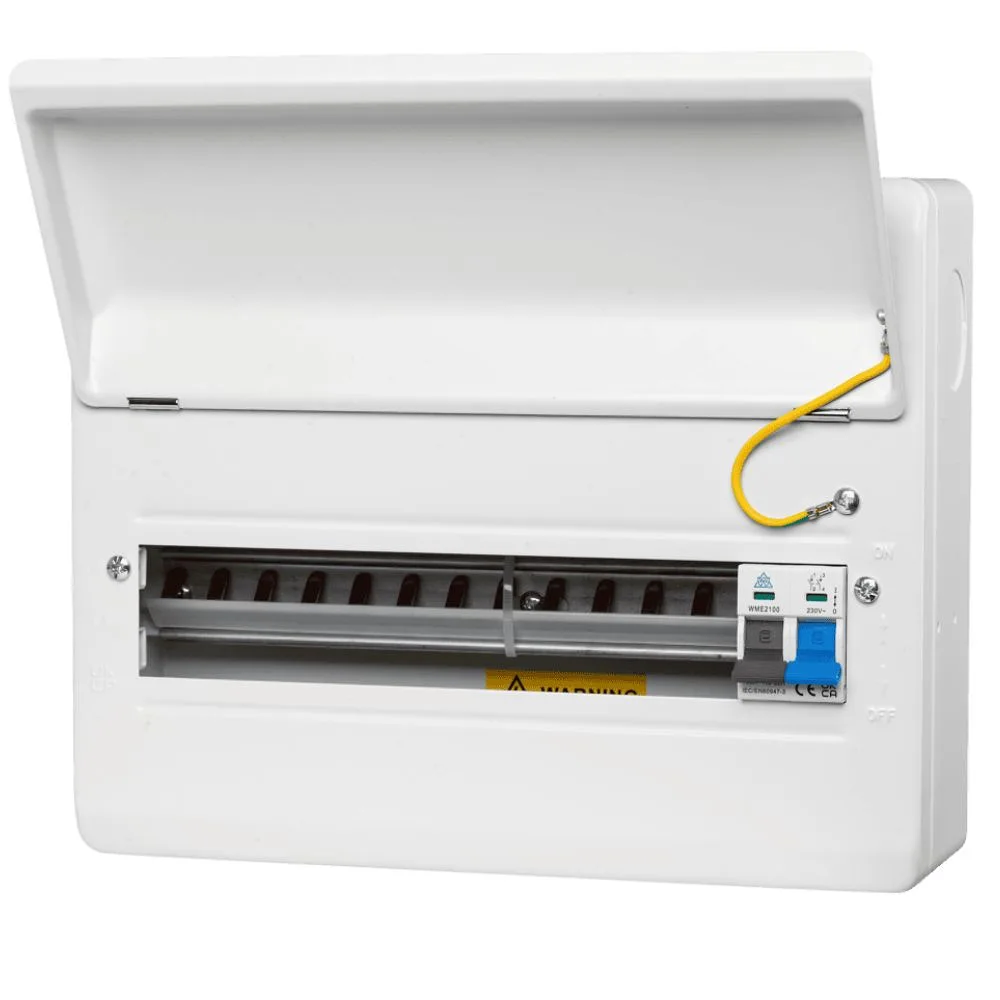 WCED | WME14/MS100 | 100A Main Switch Consumer Unit | 12 Way 1 WCED 12 Way Main Switch Consumer Unit