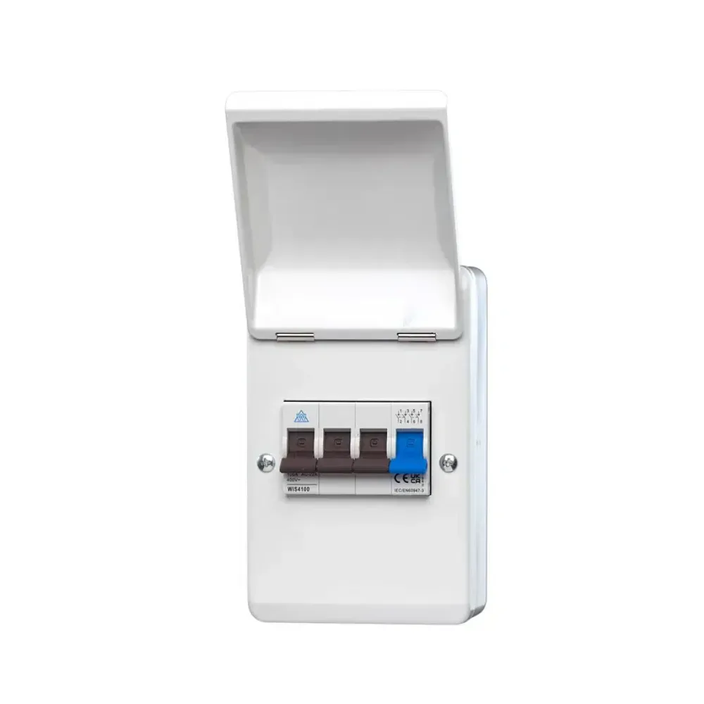 WCED WME44100 4 Pole 100A Metal Meter Isolator 1 WCED WME44100 4 Pole 100A Metal Meter Isolator