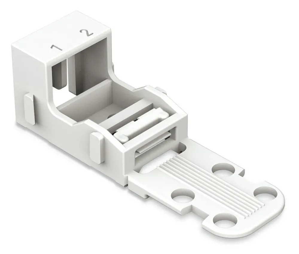 Wago 221-502 Mounting Carrier for 221-412 For Screw Mounting 1 Wago 221-502 Wago 221-502 Mounting Carrier for 221-412 For Screw Mounting 1