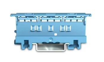 Wago 221-510/000-006 Wago 221-510/000-006 DIN Rail Mounting Carrier for 221 Series 6mm Blue - Pack of 1 1