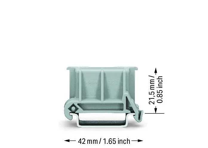 Wago 222-510 Angled DIN Rail Adapter 2 Wago 222-510 Wago 222-510 Angled DIN Rail Adapter 2