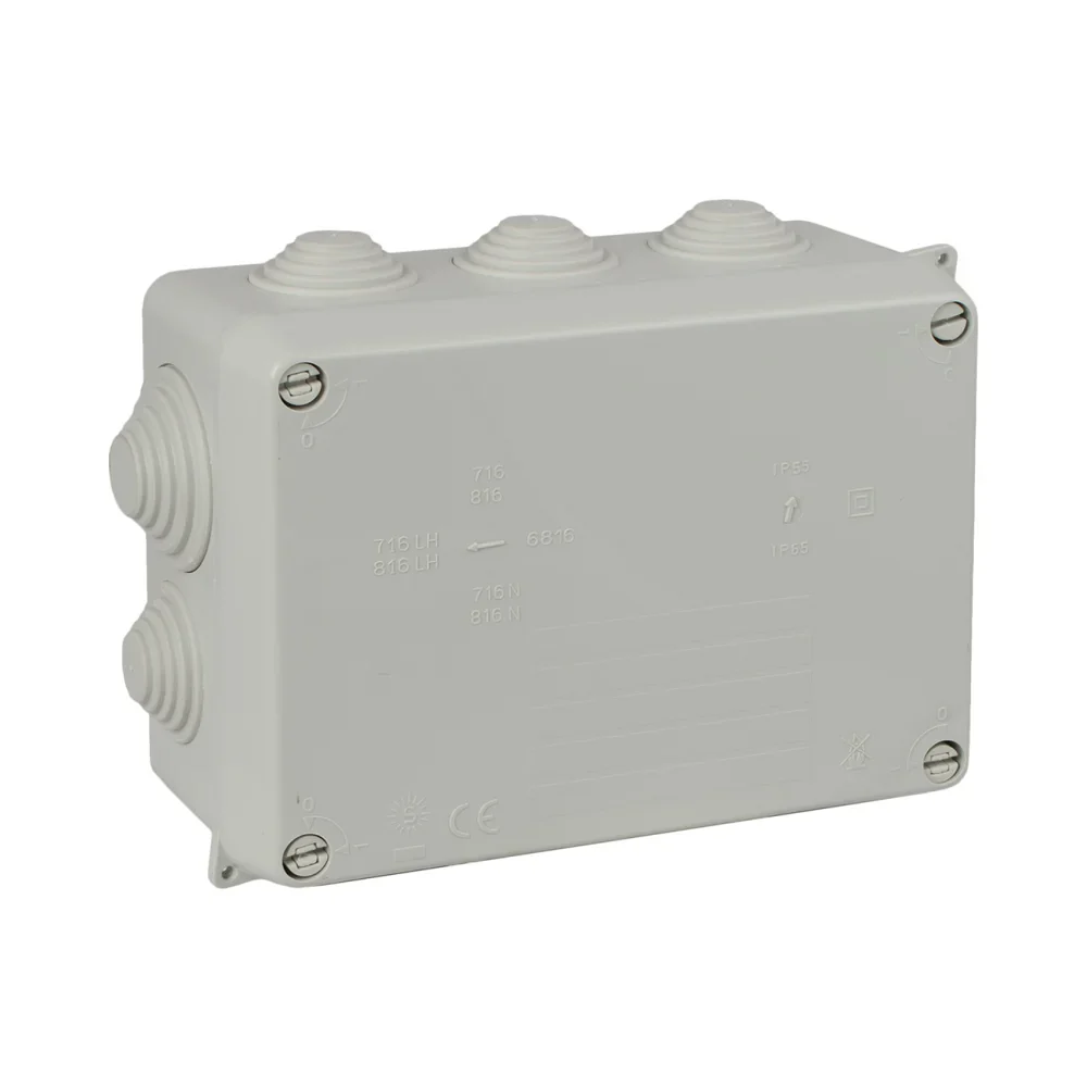 Wiska WIB 2/E (716LH) IP54 Enclosure With M25/M32 Entries 160 x 120 x 71mm 1 Wiska WIB 2/E (716LH) IP54 Enclosure With M25/M32 Entries 160 x 120 x 71mm