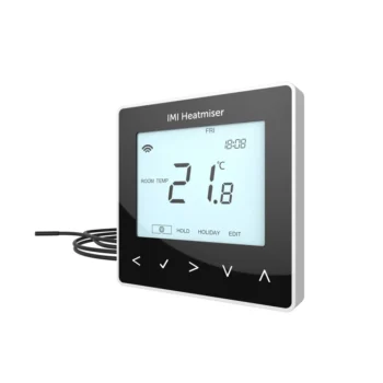 neoStat-e V3 Black Heatmiser | neoStat-e V3 | Electric Underfloor Heating Thermostat | Black