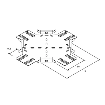 Atkore Unistrut | TUMX225PG | 225mm Medium Duty Equal Cross | PG Finish 2