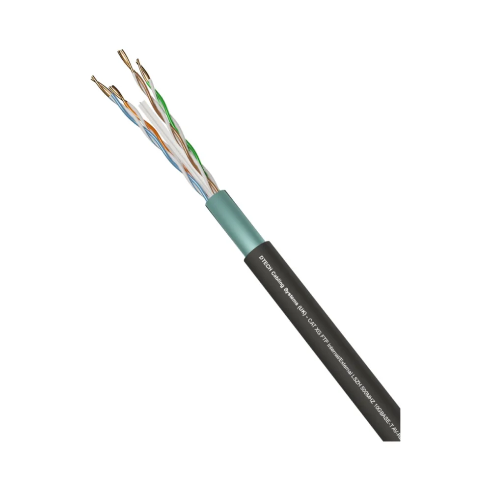 DTech | AV-Ready CAT6 Cable | XG F/UTP 500MHz | Internal/External | LSZH | 305m | Black 2 CA-49405 DTech | AV-Ready CAT6 Cable | XG F/UTP 500MHz | Internal/External | LSZH | 305m | Black