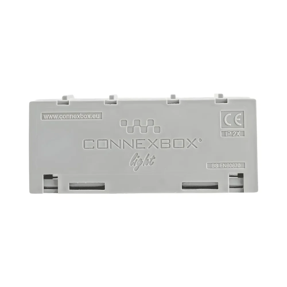 Connexbox | CBP-3008 | Light Inline Junction Box | Mounting Button Included 3 Connexbox Light Junction Box